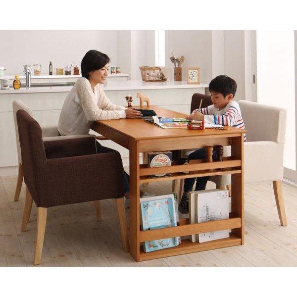 ダイニングテーブル 単品 W120-180 三段階伸長式 エクステンション 式