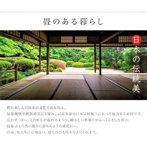畳収納ベッド 美草・日本製 ワイド 40mm厚 セミダブル |  | 03