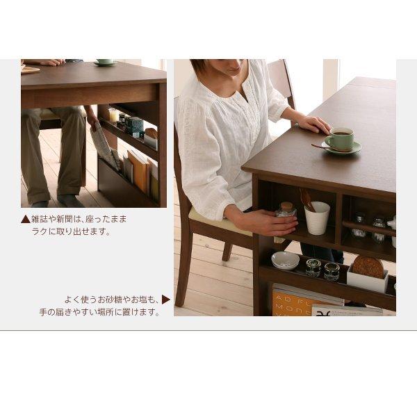 コンパクト ダイニング ベンチ 2人掛け 100cmから伸びる エクステンション 伸縮式 |  | 10