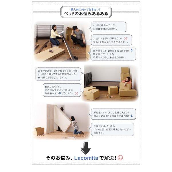 収納ベッド 国産ポケットコイル セミダブル 家具、インテリア ベッド、マットレス