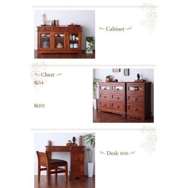 ダイニング 3点セット(テーブル+チェア2) W80 天然木 マホガニー アンティーク調 アジアン |  | 11