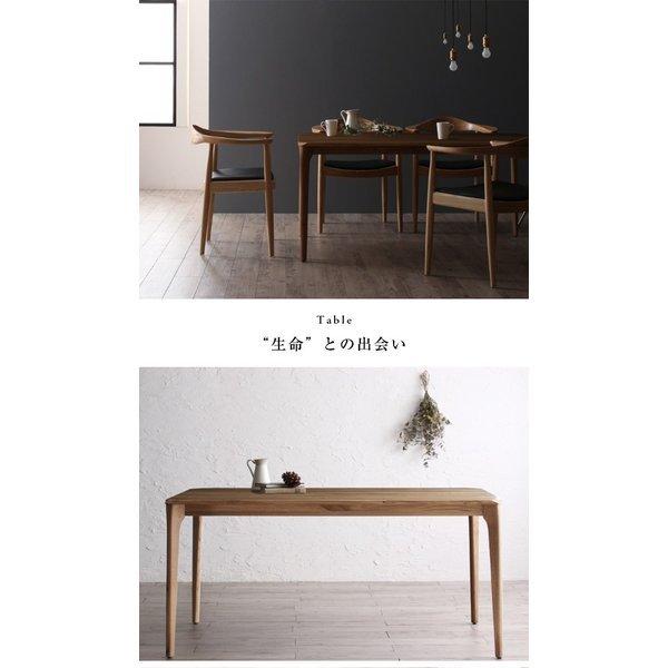 ダイニングセット 4人用 人気 北欧 おしゃれ 5点セット(テーブル+チェア4脚) W150 天然木オーク 無垢材 |  | 06