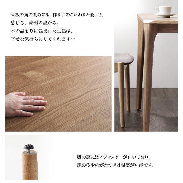 ダイニングテーブル 単品 W150 天然木 オーク 無垢材 北欧 : LANRAN