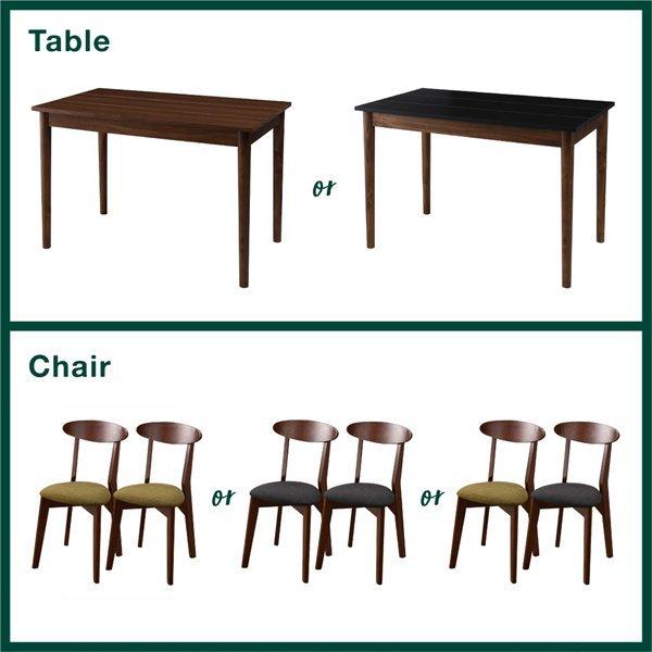 ダイニングテーブル ブラック×ブラウン W115 カフェ ヴィンテージ |  | 12