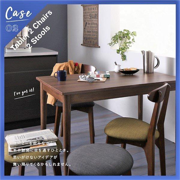 ダイニングテーブル ブラック×ブラウン W115 カフェ ヴィンテージ |  | 04