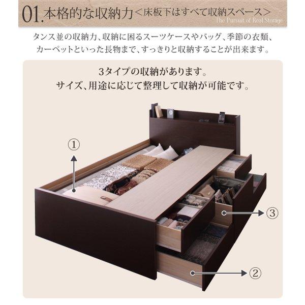 チェストベッド 組立設置付 薄型プレミアムポケットコイル セミシングル |  | 03