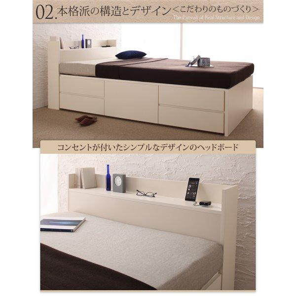 チェストベッド 組立設置付 薄型プレミアムポケットコイル セミシングル |  | 06