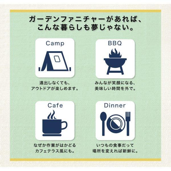 ガーデンチェア 2脚組 チーク 天然木 折りたたみ 椅子 イス |  | 05