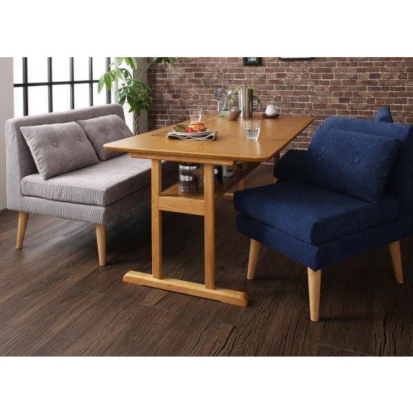 ソファ ダイニングセット棚付き ファミリー 4点セット(テーブル+2人掛けソファ1脚+1人掛けソファ2脚) 幅150 |  | 16