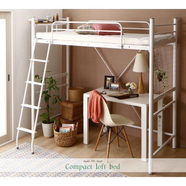 ベッドフレームのみ ロフトベッド ロータイプ ハイタイプにも シングル コンパクト ショート丈 |  | 06