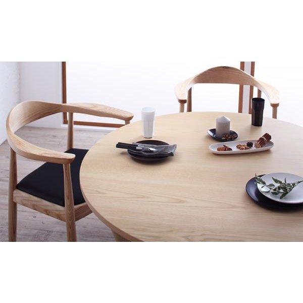 ダイニング 3点セット(テーブル+チェア2脚) 直径120 北欧 ラウンドテーブル |  | 14