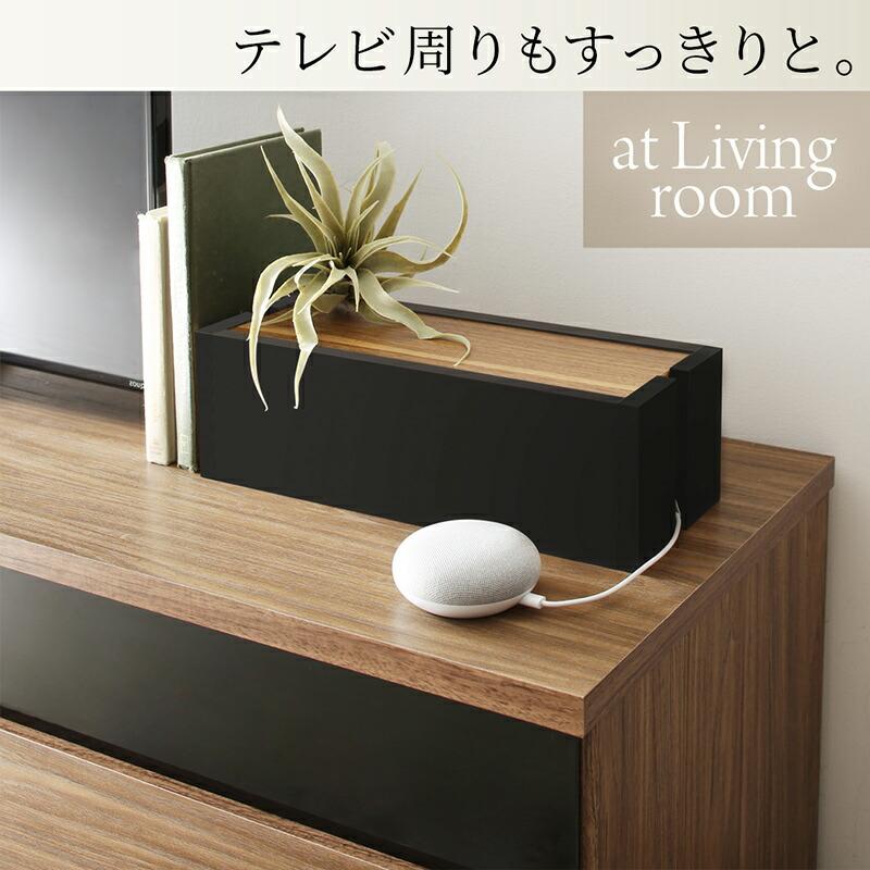 ケーブルボックス 木製 収納 木 ボックス 大 大型 電源タップ スリム ルーター コード コンセント収納 |  | 06