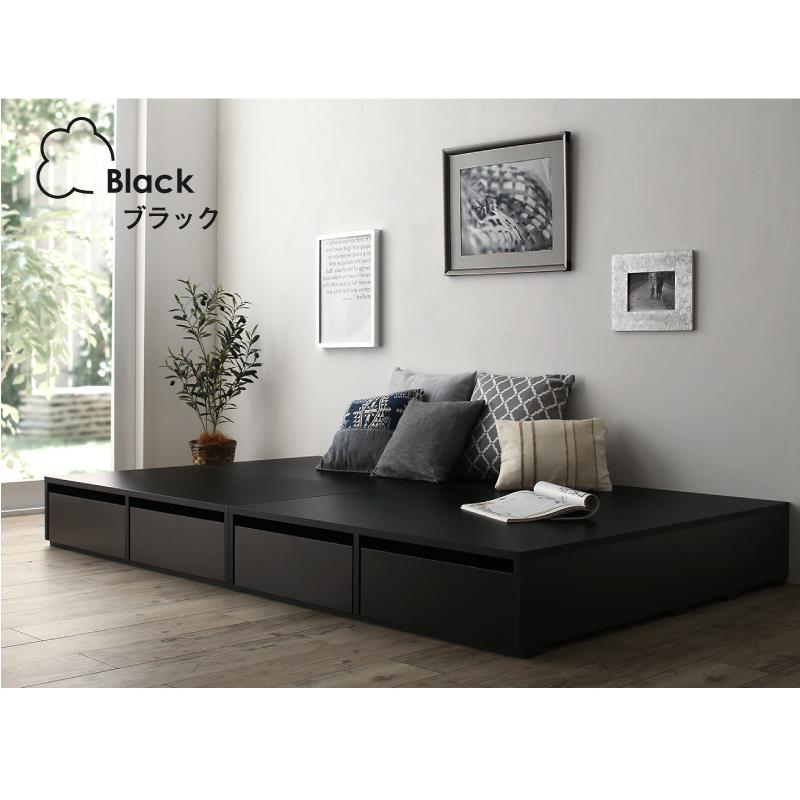 ベッド チェストベッド 大容量 ベッドフレームのみ ロータイプ 引き出し2杯 シングル |  | 14