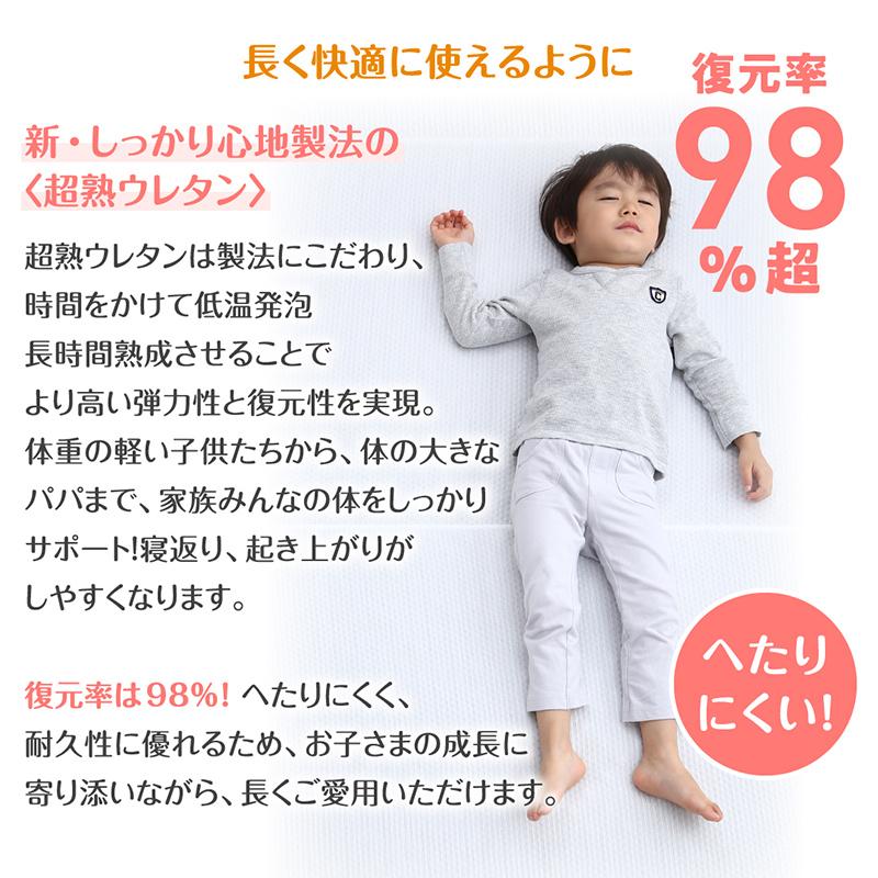ファミリーマットレス敷き布団 ワイドK240  厚さ6cm 厚さが選べる 高通気・抗菌防臭 |  | 19