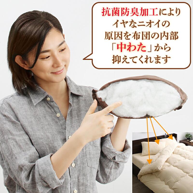 布団セット ダブル 9点セット カバー付き 掛け布団 布団カバー 枕 シーツ ボックスシーツ 収納袋 ベッドパッド |  | 04