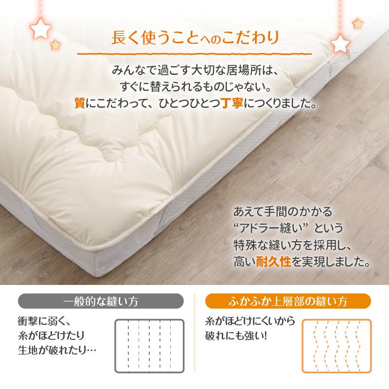 マットレス ワイドキング ファミリー 大きい 大きいサイズ  子供 家族 5人 4人 3人 布団 敷き布団 敷布団 収納 極厚 マットレスセット 幅200cm 厚さ9cm |  | 18
