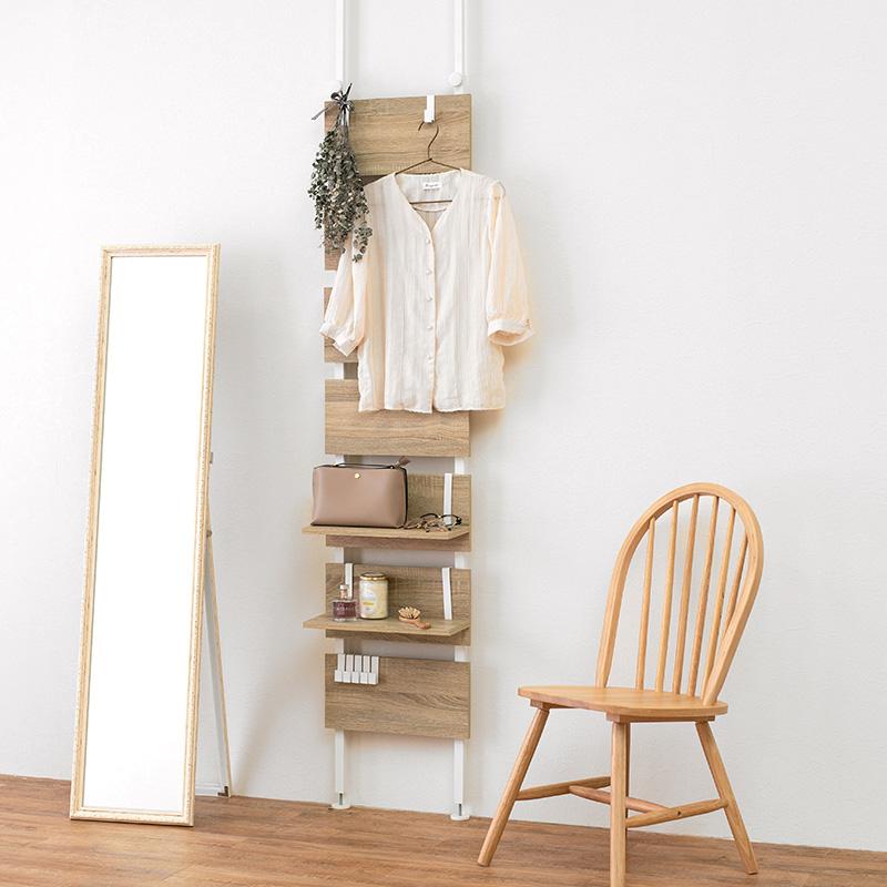 ウォールラック棚板 2枚組 40×17.5×15cm ブラウン/ブラック |  | 09