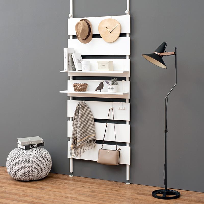 ウォールラック棚板 2枚組 80×17.5×15cm ブラウン/ブラック |  | 11