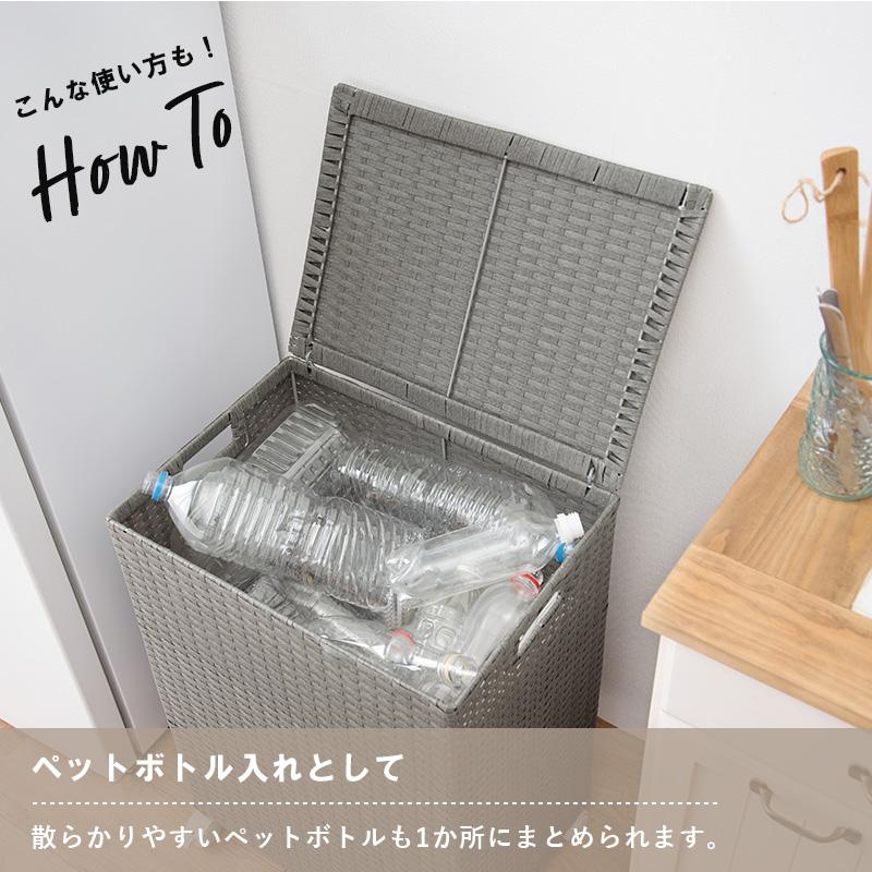 キャスター付収納ボックス45×32×66cm ダークブラウン |  | 09