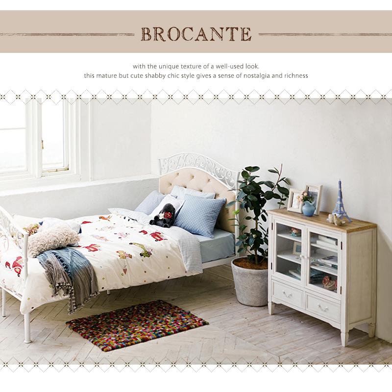 キャビネット ブロカント 80×35×85cm ホワイト |  | 01