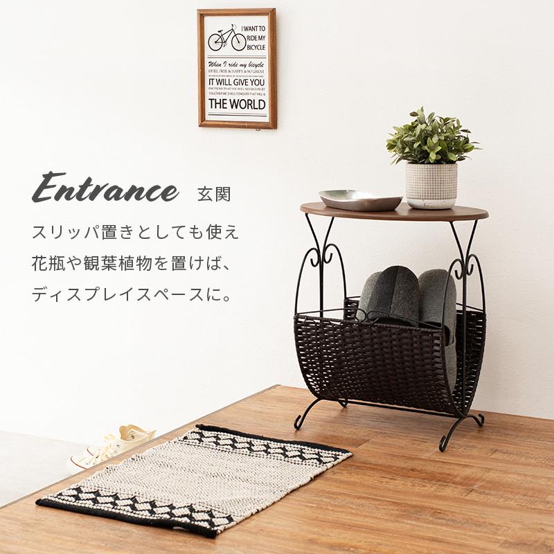 マガジンラック 46.5×29.5×53cm ダークブラウン |  | 10