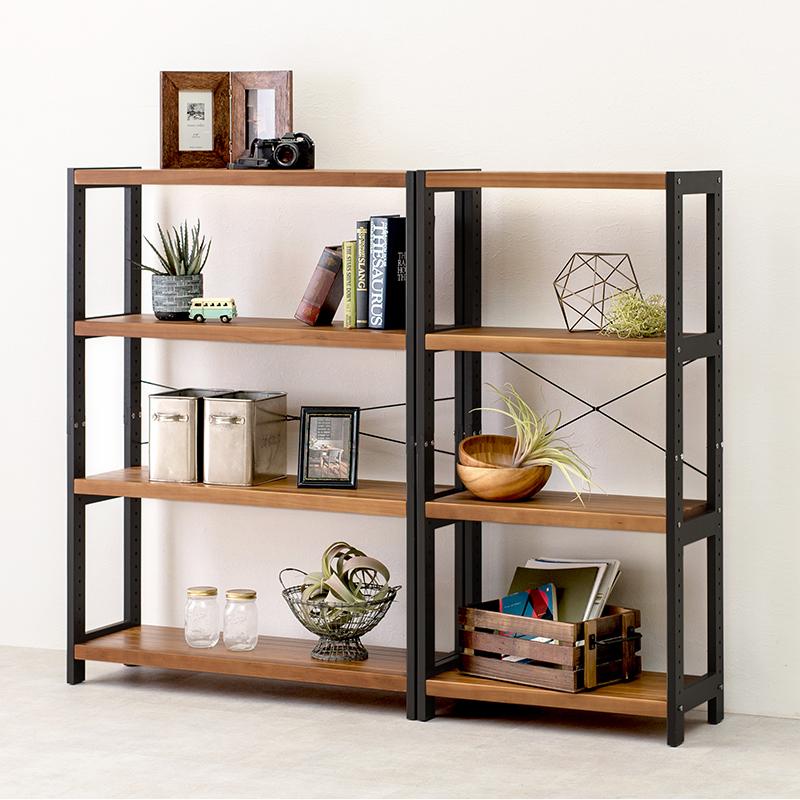 ラック 天然木 60×30×120cm Lブラウン |  | 11