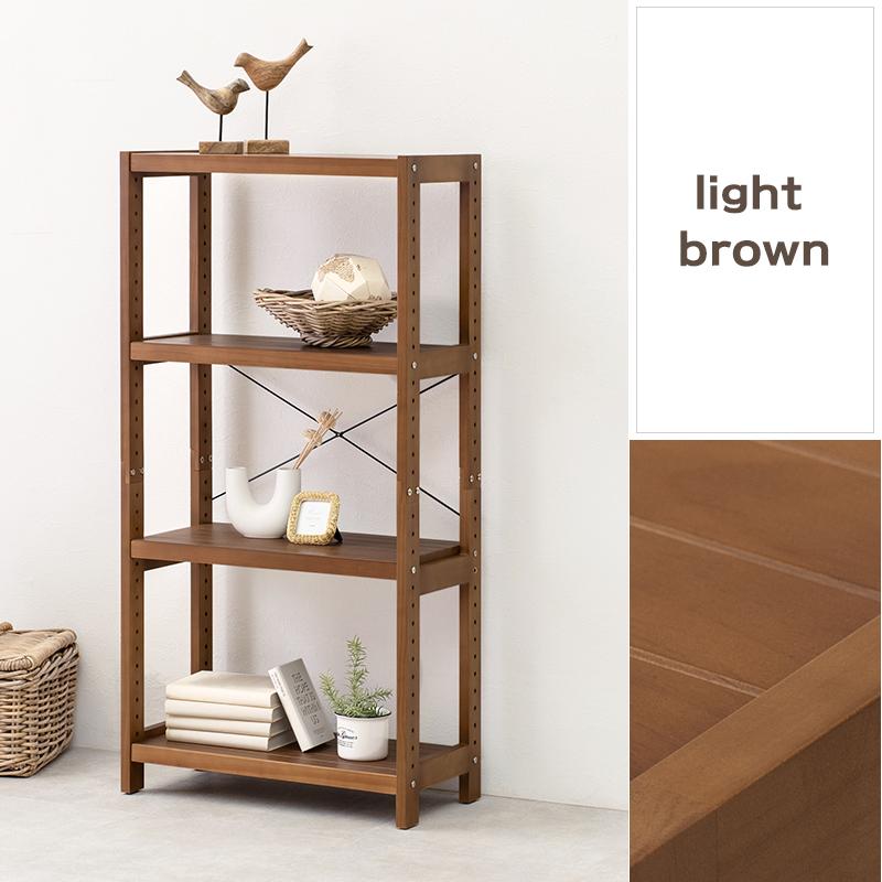 ラック 天然木 60×30×120cm Lブラウン |  | 17