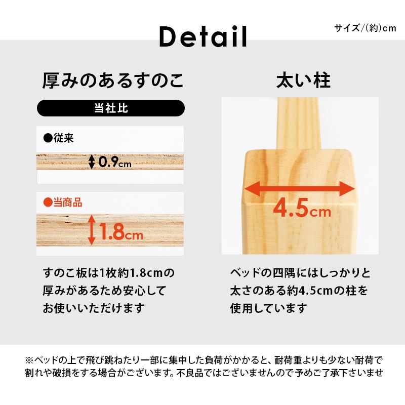 宮付きベッド（シングル）-MB- 100×207.5×65cm |  | 08