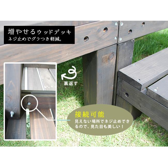 ユニットウッドデッキ　harmonie（アルモニー）　ステップ SDKIT3090DBR |  | 05