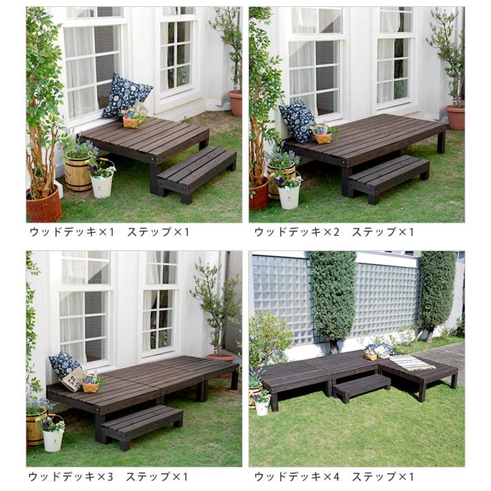 ユニットウッドデッキ 縁台 天然木 diy 90×90 単品 |  | 04