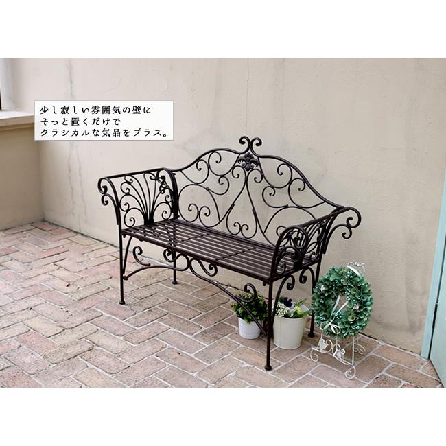 ベンチ ガーデンベンチ ガーデンファニチャー ホワイト おしゃれ アンティーク 庭 ベランダ 屋外 |  | 03