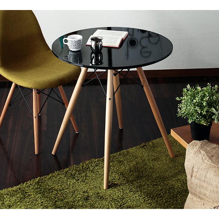 ミッドセンチュリー 木製円形テーブル スチール脚 ミッドセンチュリー 木製円形テーブル スチール脚 ミッド