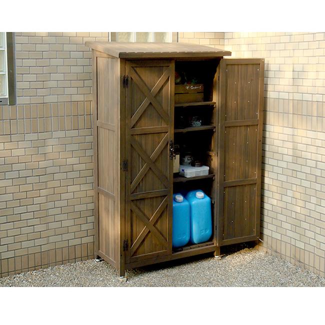 物置 屋外 大型 おしゃれ 倉庫 収納庫 木製 オールドカントリー調