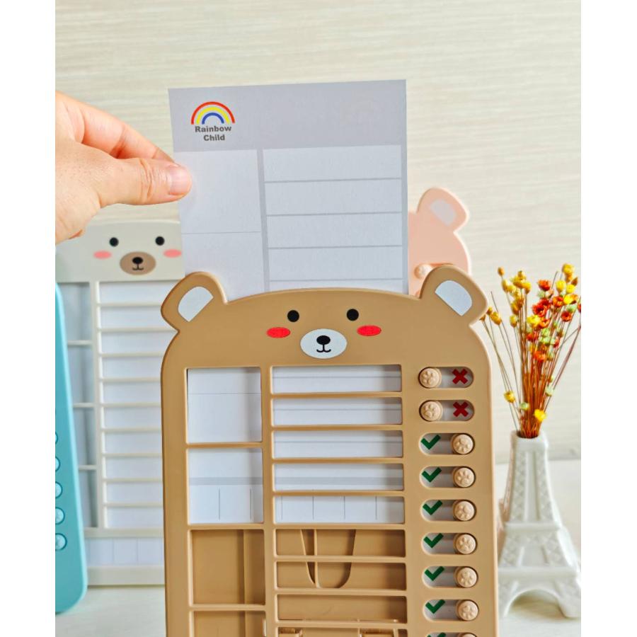 【新学期 2個セット】子供 一人でできる セルフチェッカー 生活習慣 忘れ物防止 忘れ物チェッカー チェックリスト 自立養成器具 学習補助 |  | 12