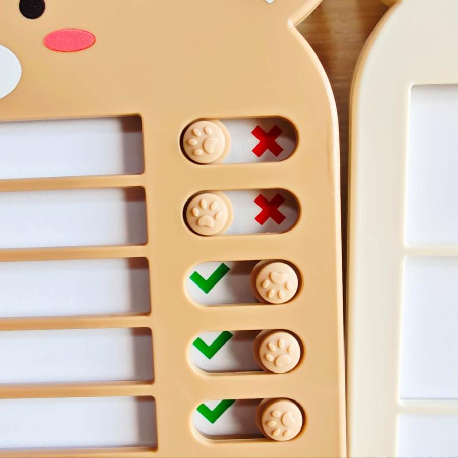 【新学期 2個セット】子供 一人でできる セルフチェッカー 生活習慣 忘れ物防止 忘れ物チェッカー チェックリスト 自立養成器具 学習補助 |  | 13