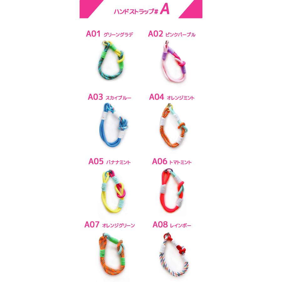 カラフル ハンドストラップ スマホストラップ レディース 挟むだけ カラビナ ストラップホルダー 手首 リストペンラストラップ 推し活 ペンライト 落下防止 |  | 02