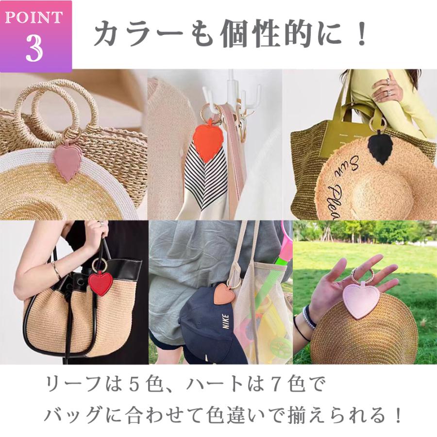 帽子クリップ　マグネットクリップ　帽子　磁石　ハット　強力磁石　眼鏡収納　リーフ r972_7.jpg