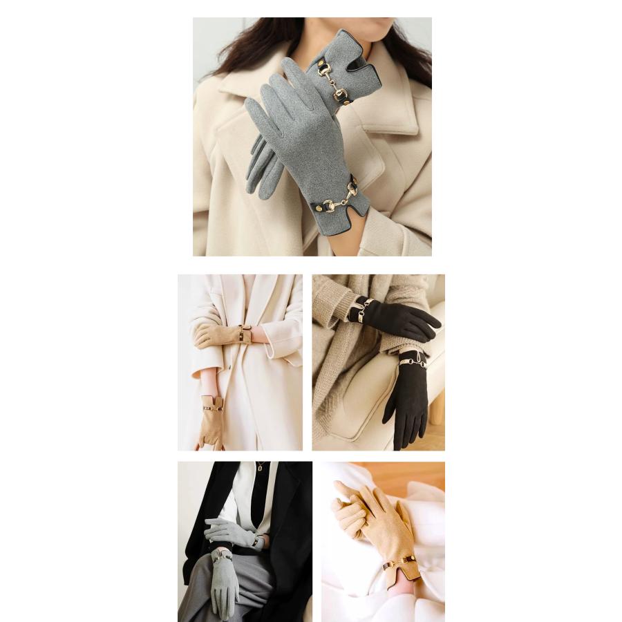 スマホ手袋 手袋 レディース 暖かい ハンドウォーマー スマホ対応 スマートフォン対応 タッチパネル対応 画面操作対応 グローブ シンプル おしゃれ |  | 01