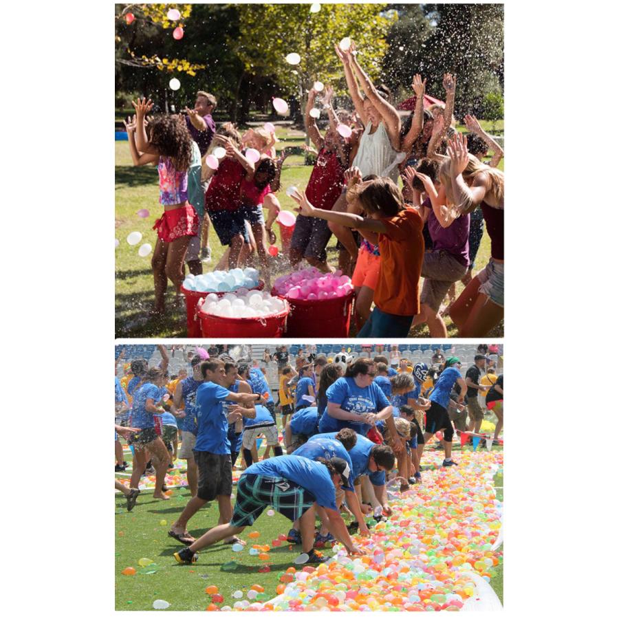 【即納】水風船 一気に作れる 大量 555個 バズーカ セット カラフル マジックバルーン 水ふうせん 水爆弾 夏 祭り 水遊び 学園祭 遊び おもちゃ イベント |  | 08