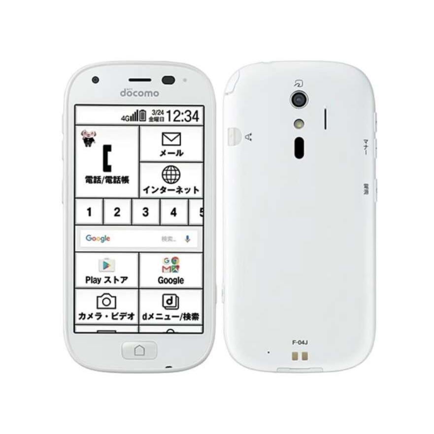 arrows 【Simロック解除済み】☆Docomo らくらくスマートフォン4 F