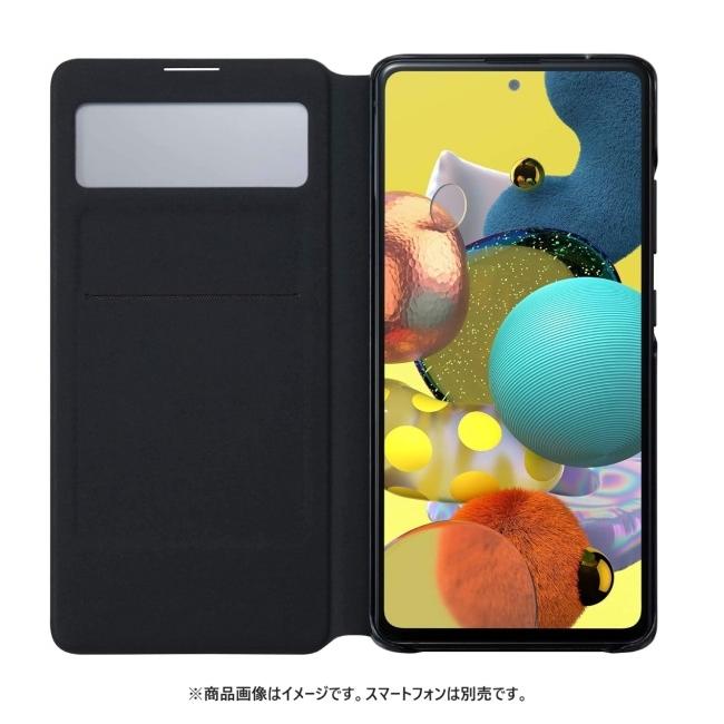 【純正品】☆新品未使用☆　スマートフォンカバー/SMART S VIEW WALLET COVER for Galaxy A51　５G 　EF-EA514/ブラック　　-----送料無料G1023｜lanshop168-store｜03