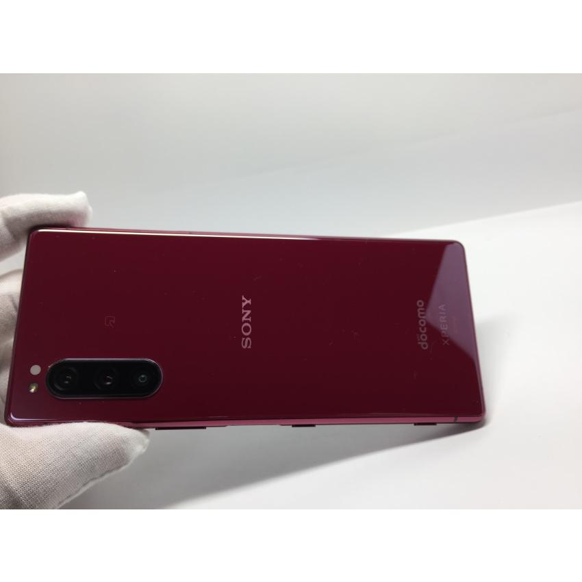 SIMロック解除済み】Xperia 5 SO-01M docomo [レッド]☆Aランク☆ 6.1