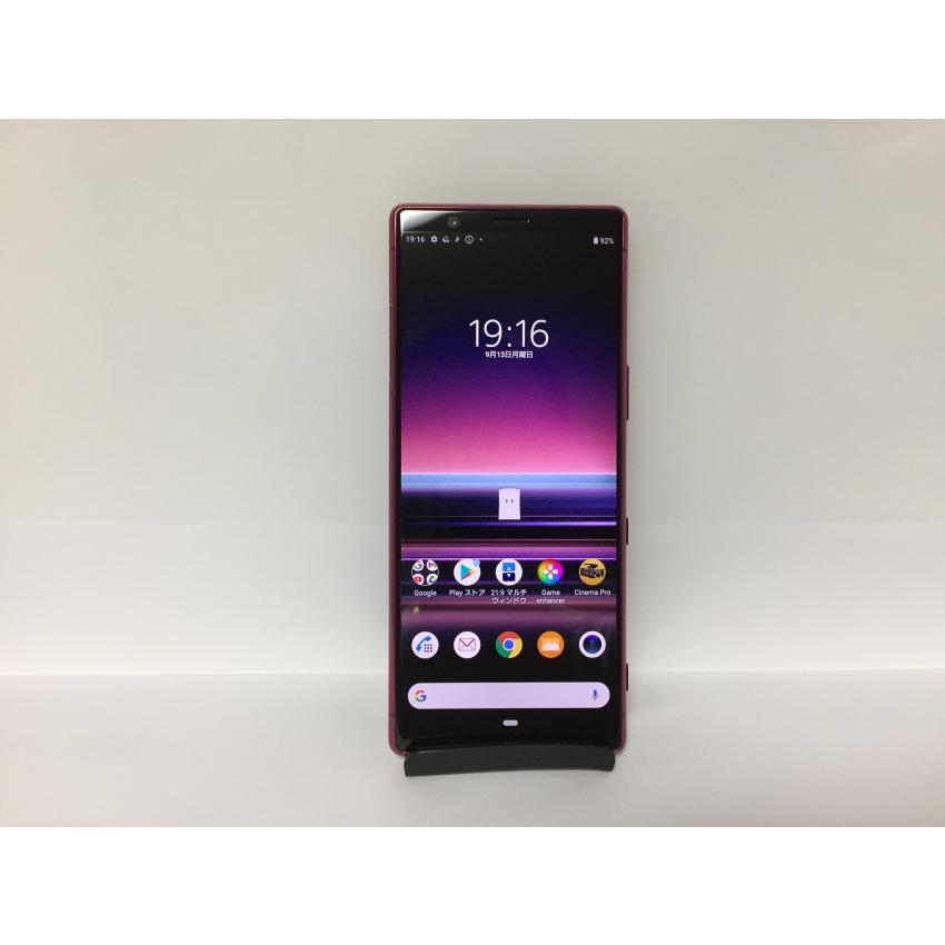 SIMロック解除済み】Xperia 5 SO-01M docomo [レッド]☆Aランク☆ 6.1