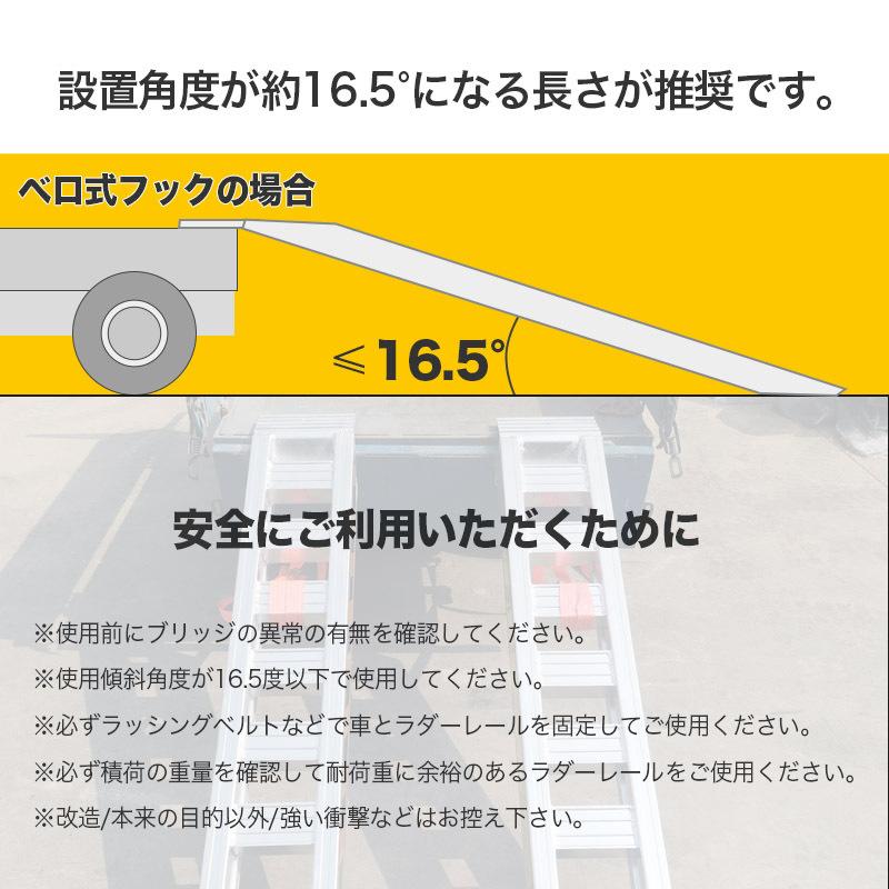 予約−アルミブリッジ2本セット ベロ式 最大積載2t/1本 全長1.8M 予約−アルミブリッジ2本セット ベロ式 最大積載2t/1本 全長1.8M