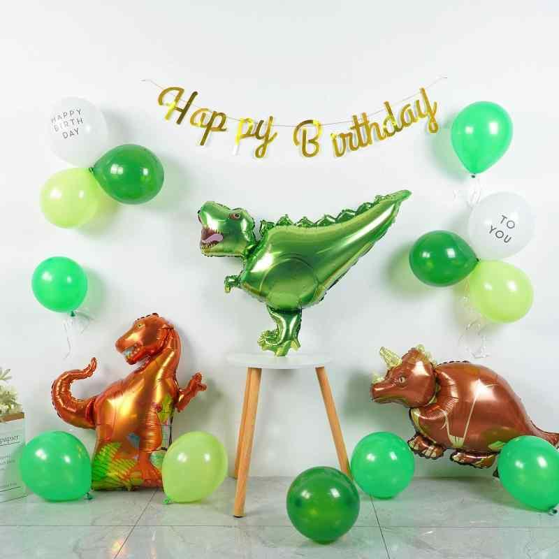 誕生日 飾り付け 風船 バルーン 恐竜 ダイナソー 数字6 6歳 ナンバー バースデー パーティー デコレーション セット HAPPY BIRTHDA｜lanui｜05