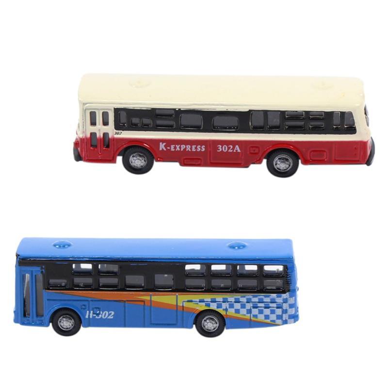 バスコレクション バス模型 ミニバス 車模型 1:150 6本入り 路線バス模型 建物模型 ジオラマ 情景コレクション 教育 DIY｜lanui｜06