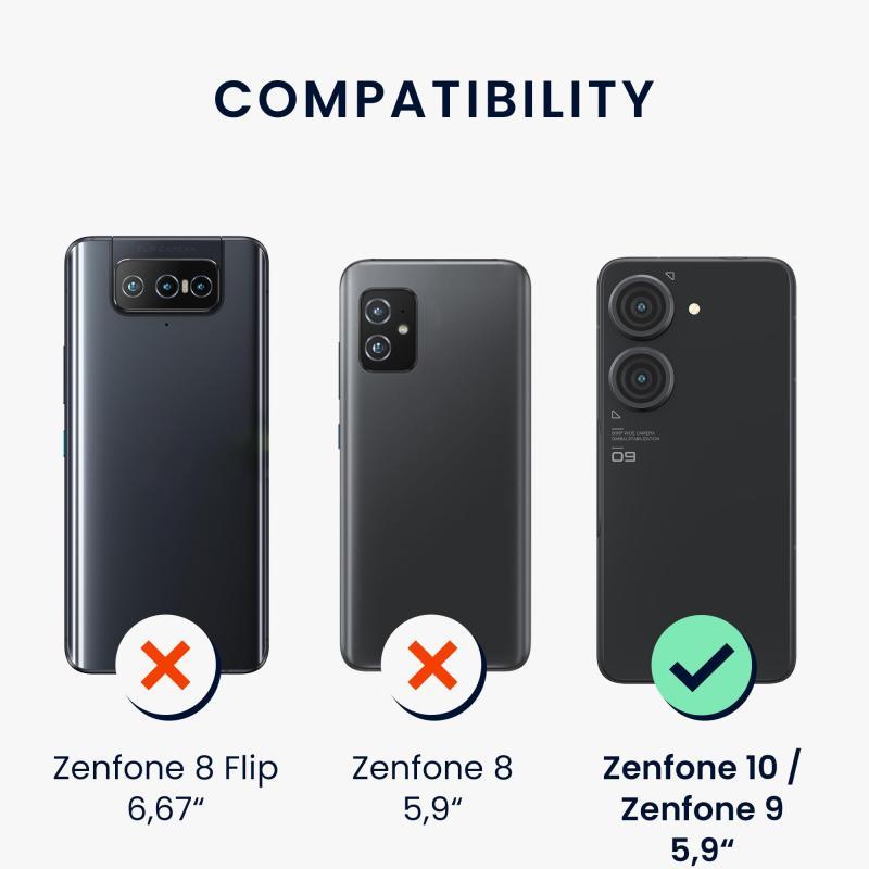 対応: ASUS Zenfone 10 / Zenfone 9 ケース - シリコン スマホカバー カラーで遊ぶ 携帯 保護 ツートーンデザイン｜lanui｜06