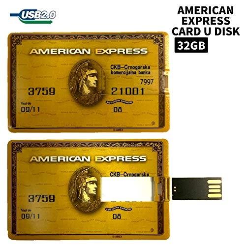アメリカンエキスプレス ゴールドカードタイプ Usbメモリ32gb 財布に収納可能で紛失を防ぎ常備できる便利なカード型usbメモリ 大容量の32gb アメック Kbvzhwu85c7yo9ap Lanui 通販 Yahoo ショッピング