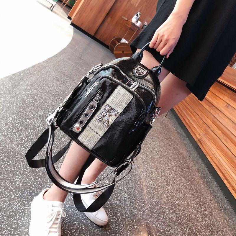 レザーリュック 韓国 秋冬バッグ レザー ブラック おしゃれ レディース 秋冬コーデ Ntk3nzi2nd3c8 Imp リュック 7 ミデ 7 ラー Ntk3nzi2nd3c8 Imp レザーリュック 学生 通学バッグ 秋冬バッグ Lanui