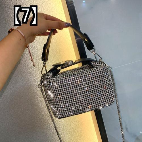 最初の ☆セール パーティバッグ チェコスロバキア製 ライトストーン